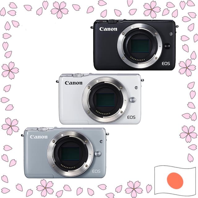 Canon EOS M10 Câmera Digital Mirrorless Corpo Apenas – Preto / Branco / Cinza Usado【Enviado diretamente do Japão】
