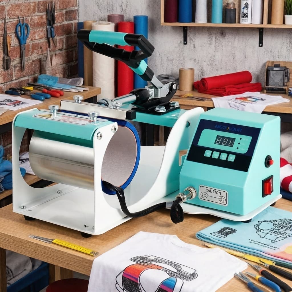 Prensa de caneca mini prensa termica 11OZ Estampar Caneca Sublimática 110v/220V Mecolour