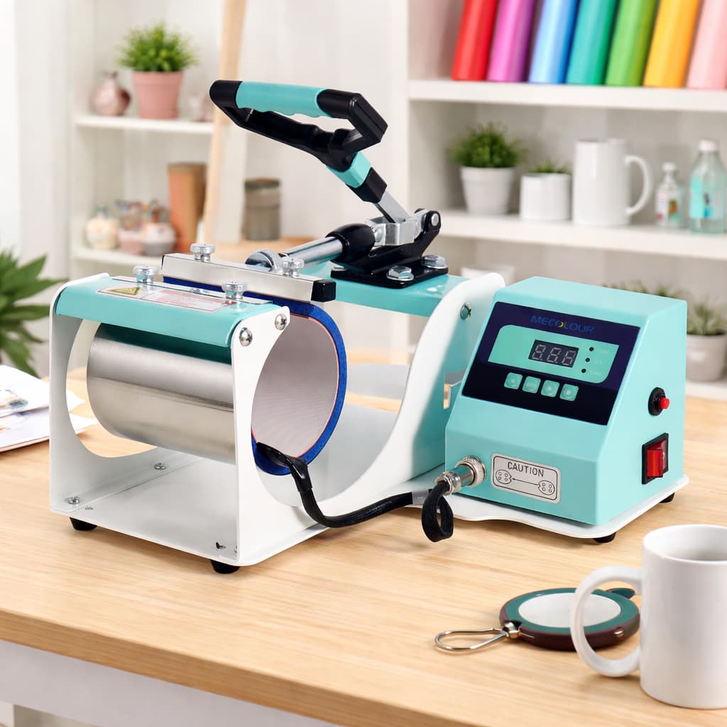 Prensa de caneca mini prensa termica 11OZ Estampar Caneca Sublimática 110v/220V Mecolour