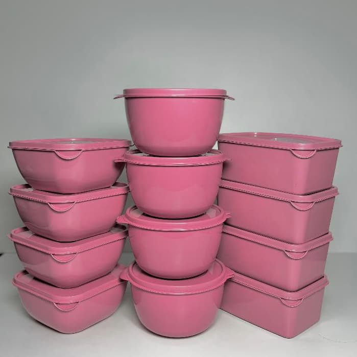 Kit 12 Potes Plasticos para Guardar Alimentos