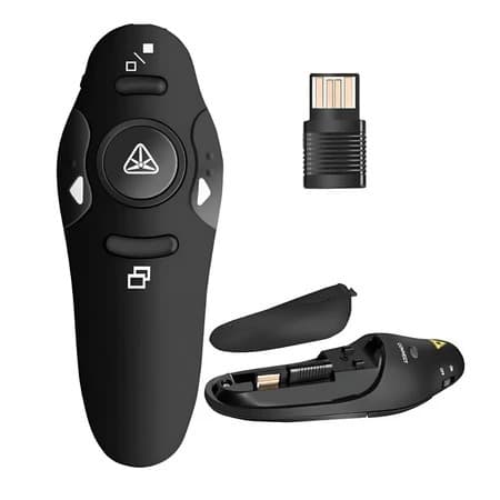 Controle com Laser Sem Fio Apresentador Projetor Troca página Caneta Laser Slide