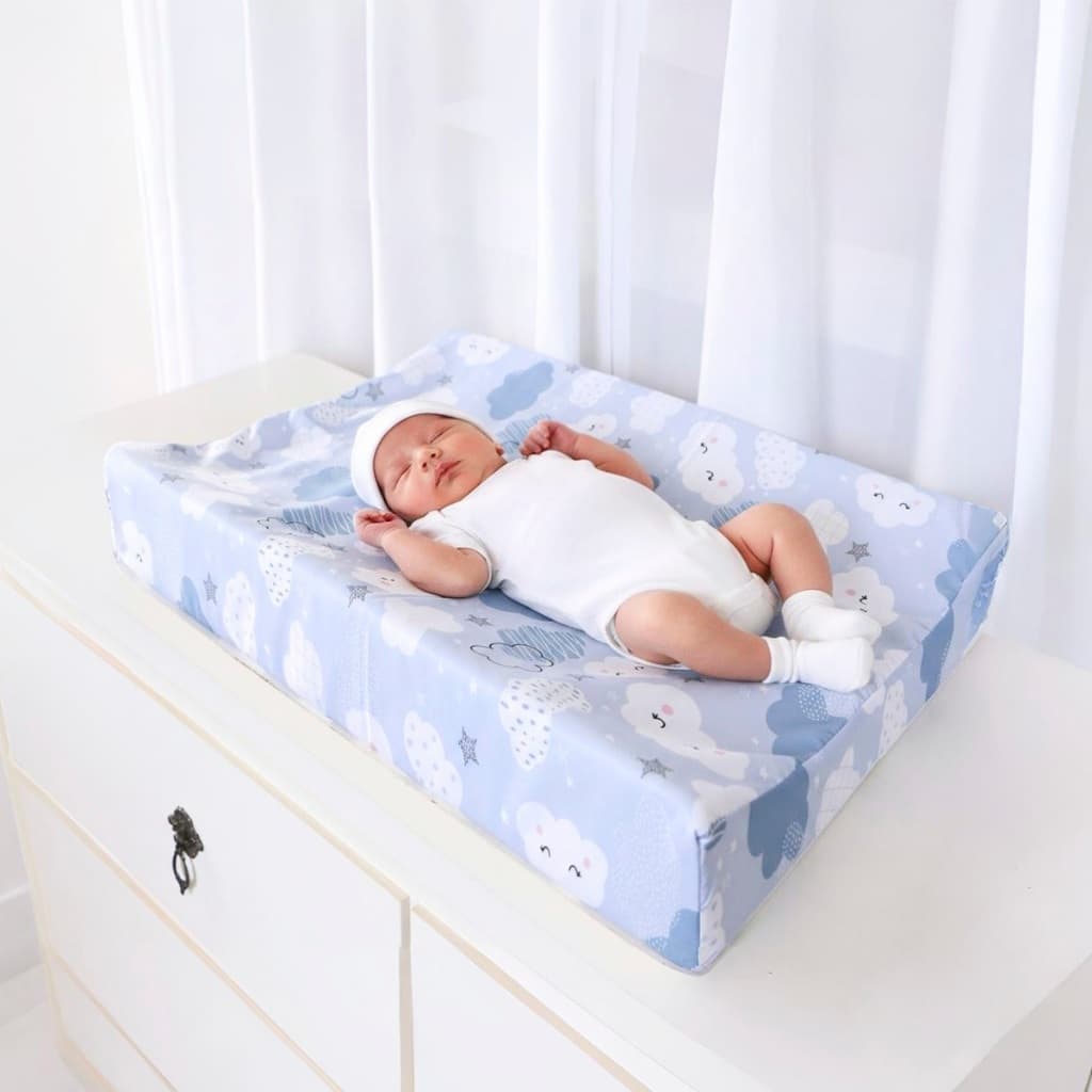 Trocador de Fraldas Anatômico Impermeável Cômoda Bebê Enxovais