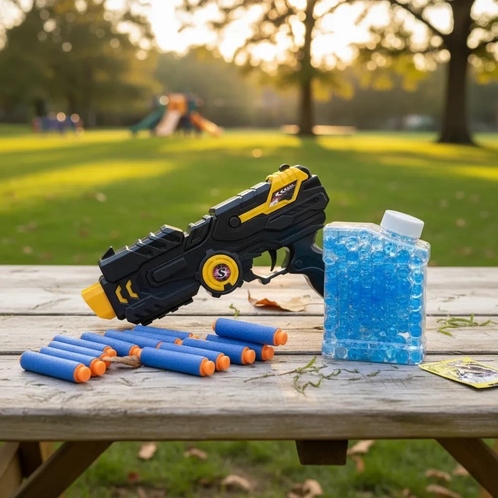 Lançador de Bolinhas de gel Dart Z – Pontaria e Diversão ao Ar Livre 14+