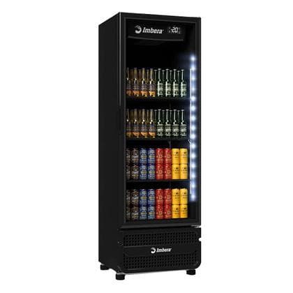 Cervejeira Imbera Porta de Vidro Full Black CCV355 569L