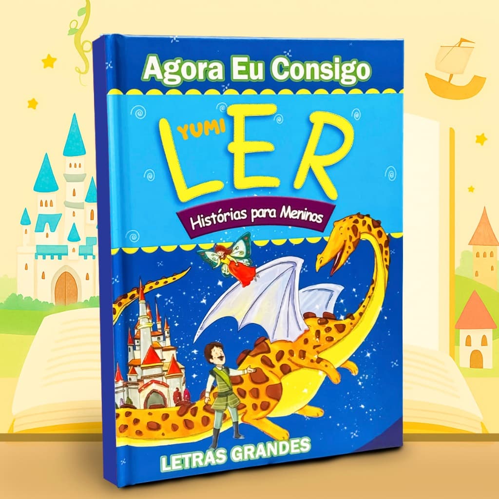Livro Infantil Agora Eu Consigo Ler Histórias Para Meninos - Aprendizado Leitura Contos De Fadas, Contos Clássicos