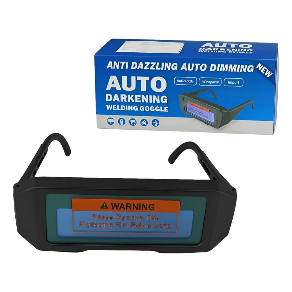 Óculos De Segurança Proteção para Soldar Soldador  Com Escurecimento /  Tipo Máscara