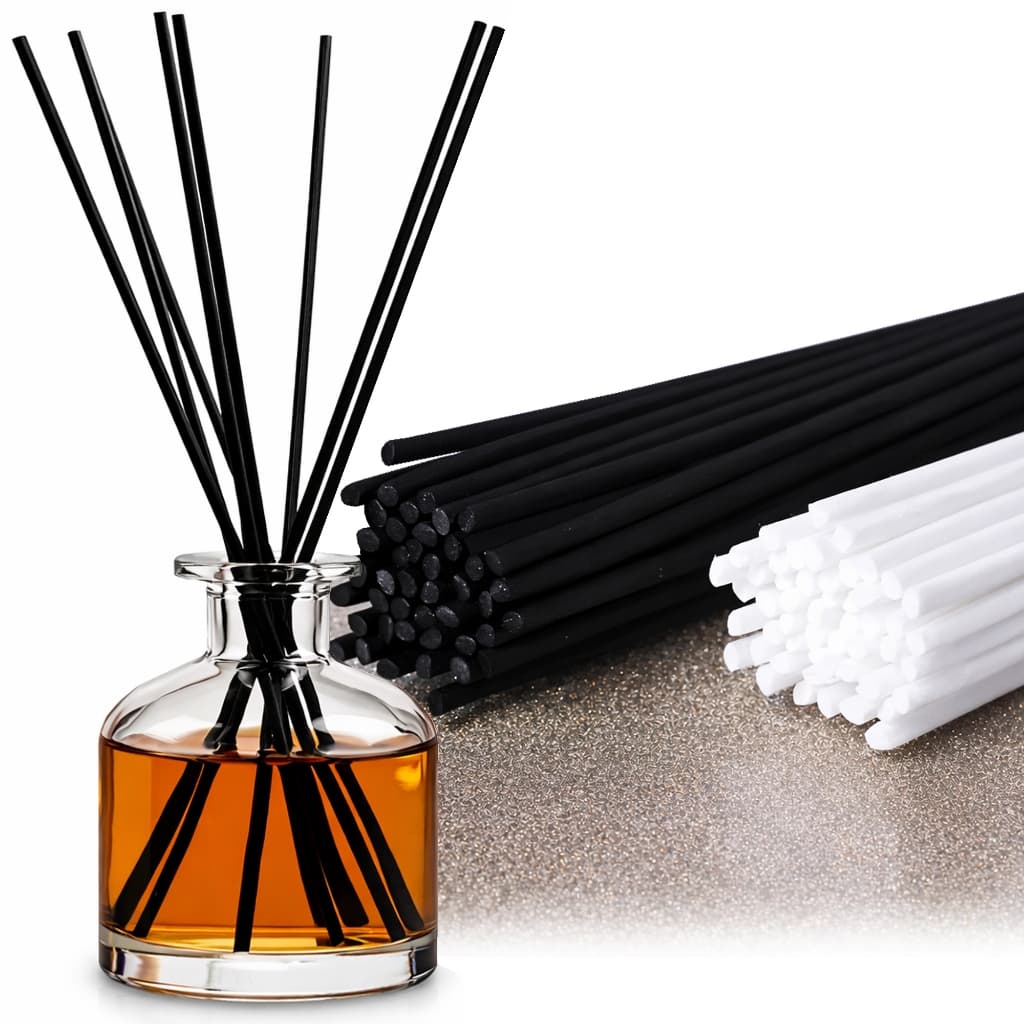 Kit Varetas de Fibra Algodão Para Difusor Aromatizador de Ambientes Moderno Premium 30cm 3mm