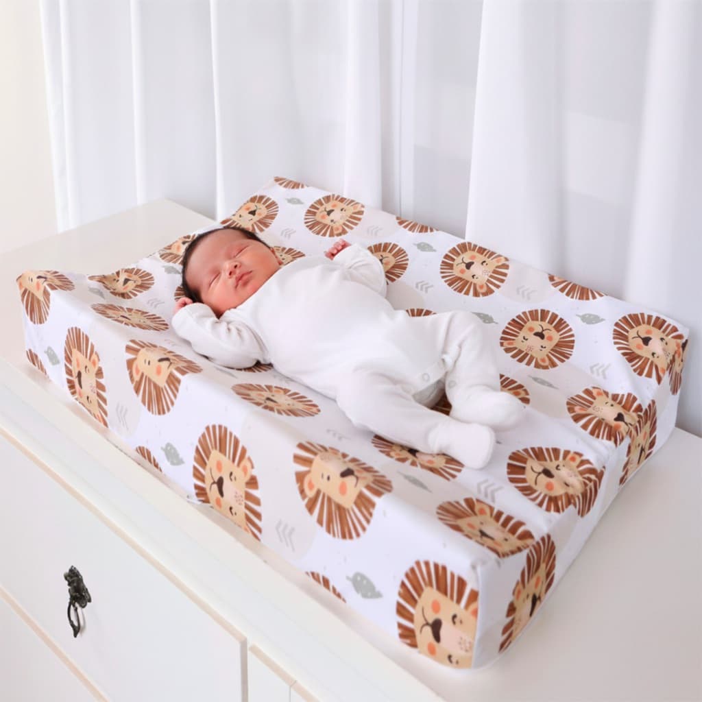 Trocador De Fraldas Anatômico Impermeável Menina Menino Para Cômoda e Berço