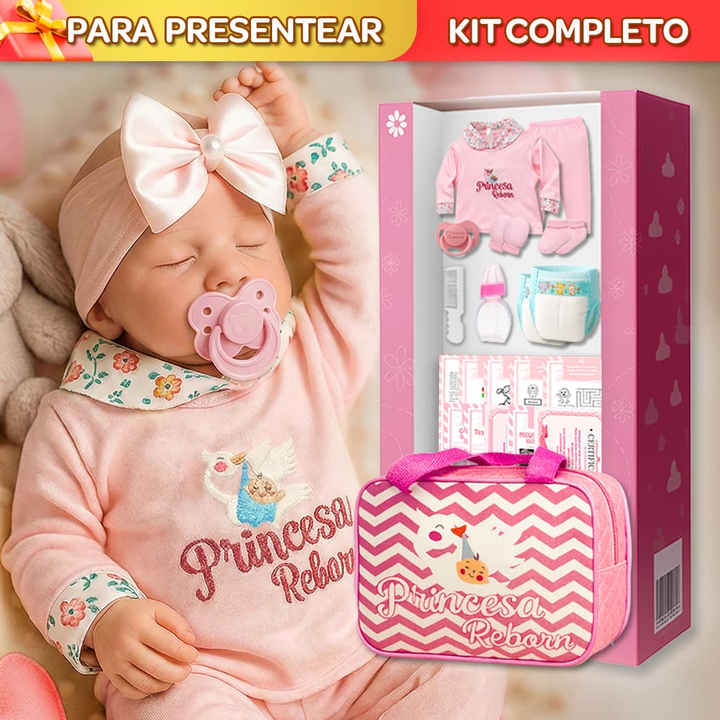 Boneca Bebê Reborn Menina Silicone Envio Rápido Com Itens