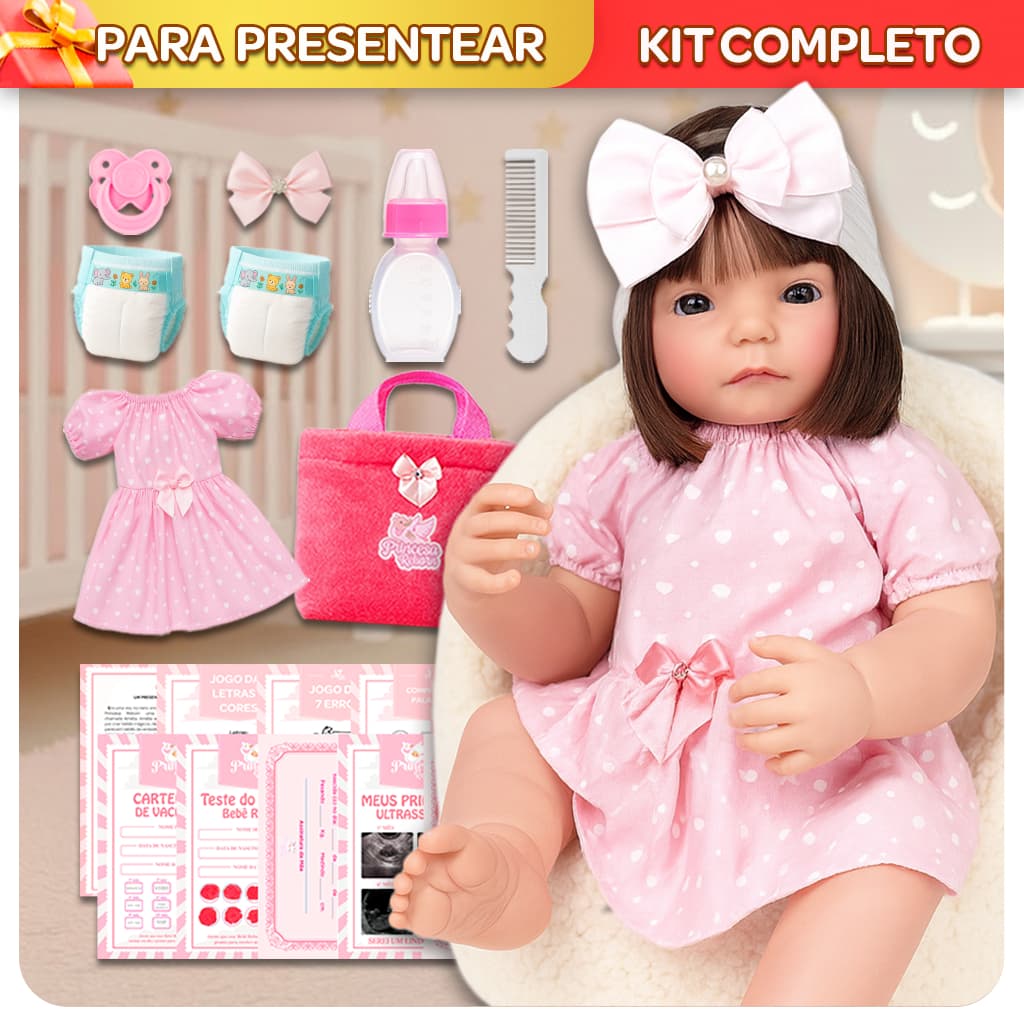 Boneca Bebê Reborn Barata Silicone Realista ENVIO IMEDIATO!