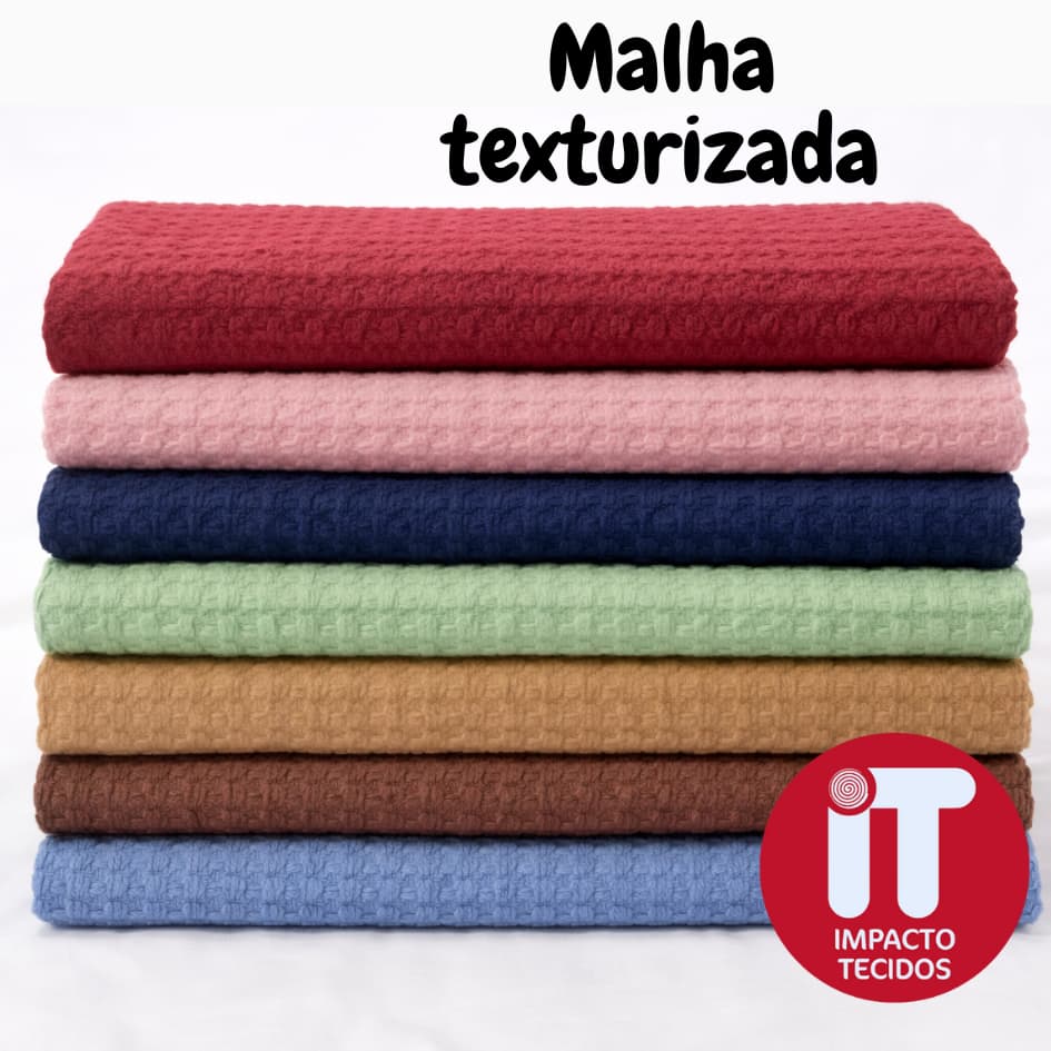 Tecido Malha texturizada 1mt x 1,50 de largura