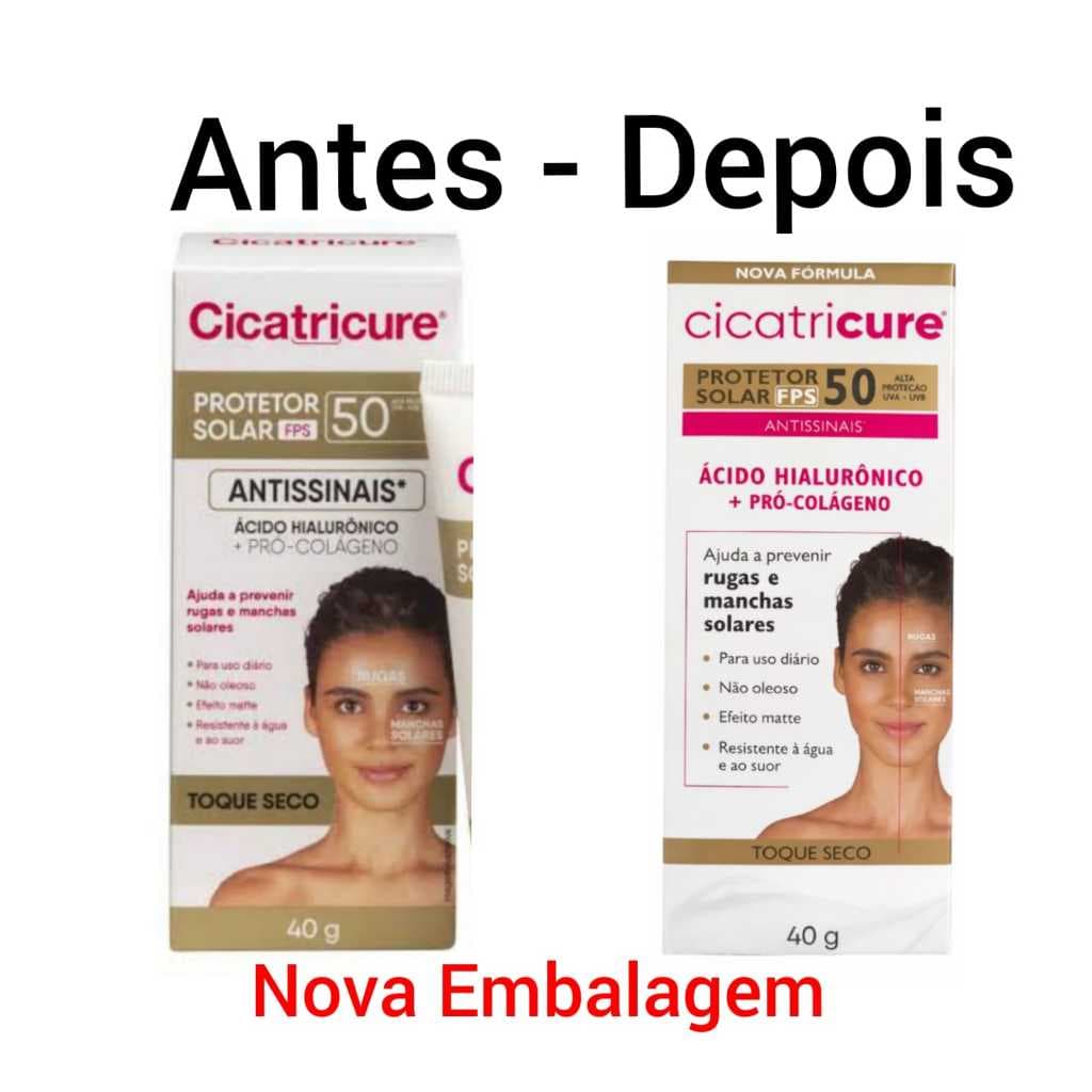 Protetor Solar Cicatricure Antissinais Fps50 Efeito Matte 40