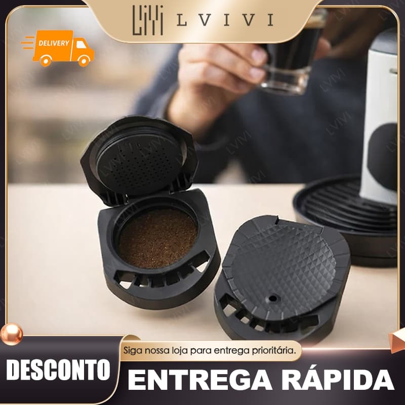 Adaptador para utilização de pó de café MIBEACAP em máquinas de café Dolce Gusto 