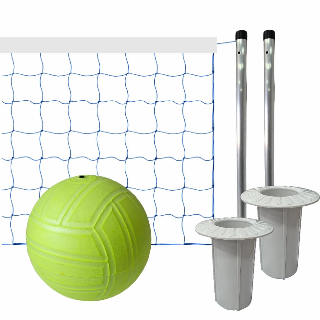 Kit Biribol Volei de Piscina + Tubos + Rede 3 M