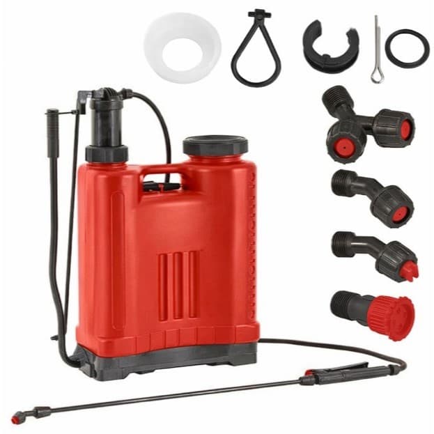 Pulverizador Costal Agrícola 20 Litros Mister com 3 Bicos e Jogo de Reparos