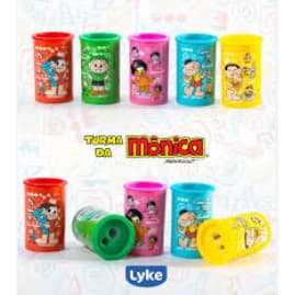 Apontador 2 Furos Cilídrico Turma Da Mônica C/Depósito - Lyke
