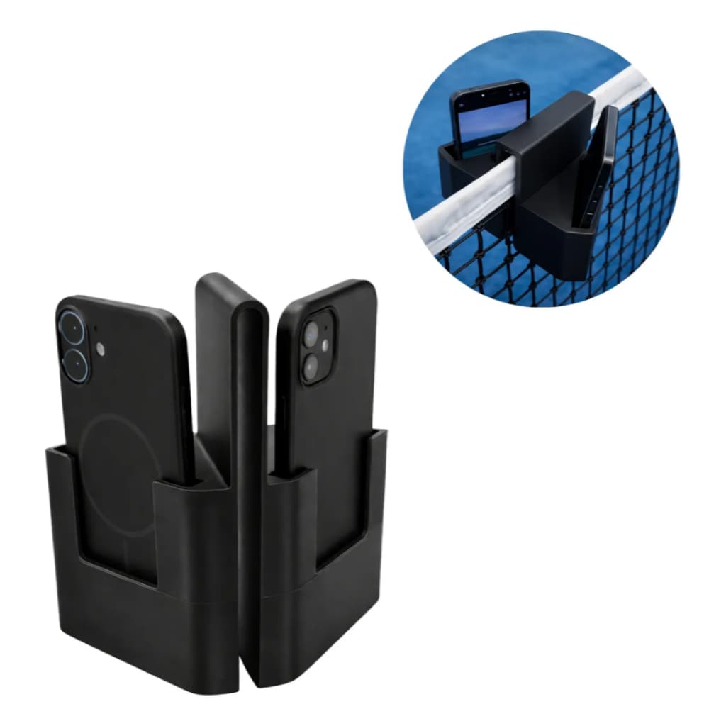 Suporte de Celular para Rede de Futevôlei Vôlei Tênis Beach tênis Badminton Gravação dos Dois Lados