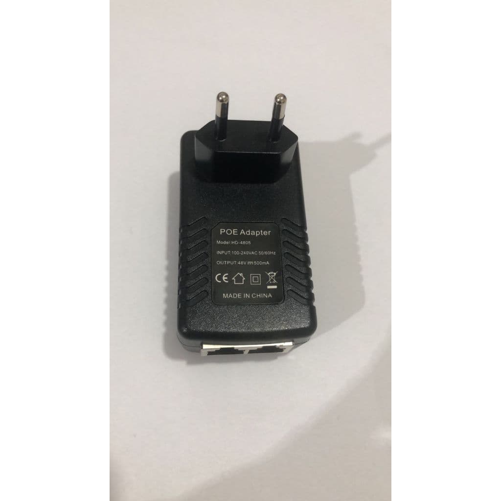 1 Fonte Poe Compacta 48v 1a Access Point Roteador Rj45 Bivolt ATENÇAO 48V