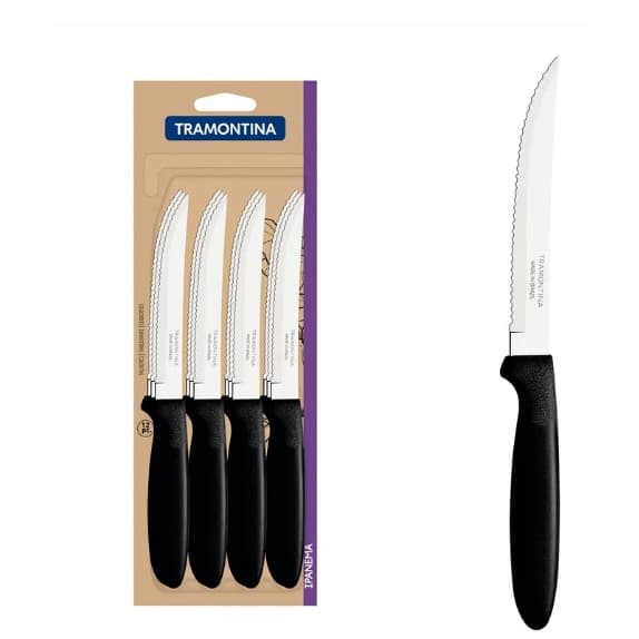Facas Tramontina Kit com 12 UND Modelo IPANEMA