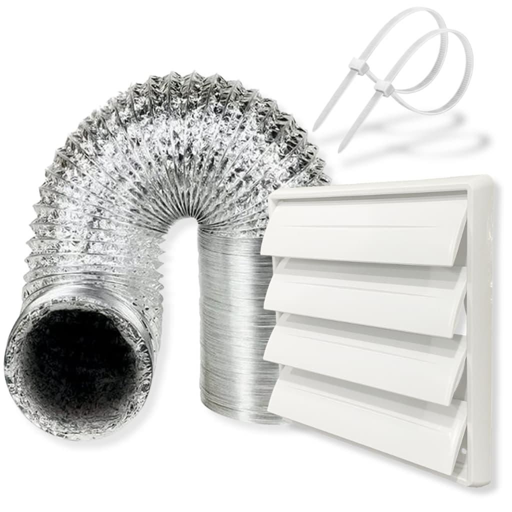 Kit Para Instalação De Coifas Com Duto e Grade Móvel Grelha De Ventilação Para Saída De Ar