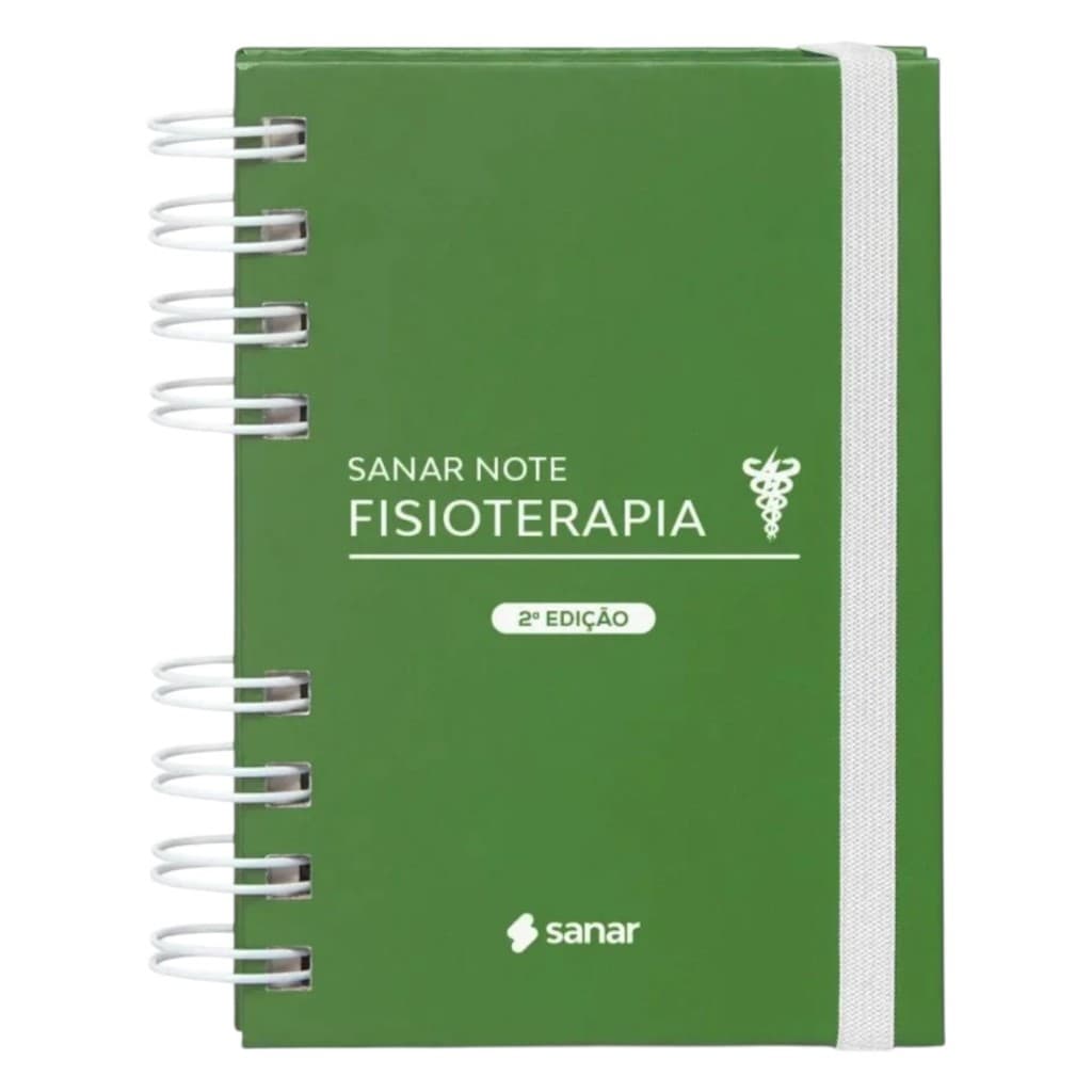 Livro Sanar Note de Fisioterapia Guia Rápido e Prático