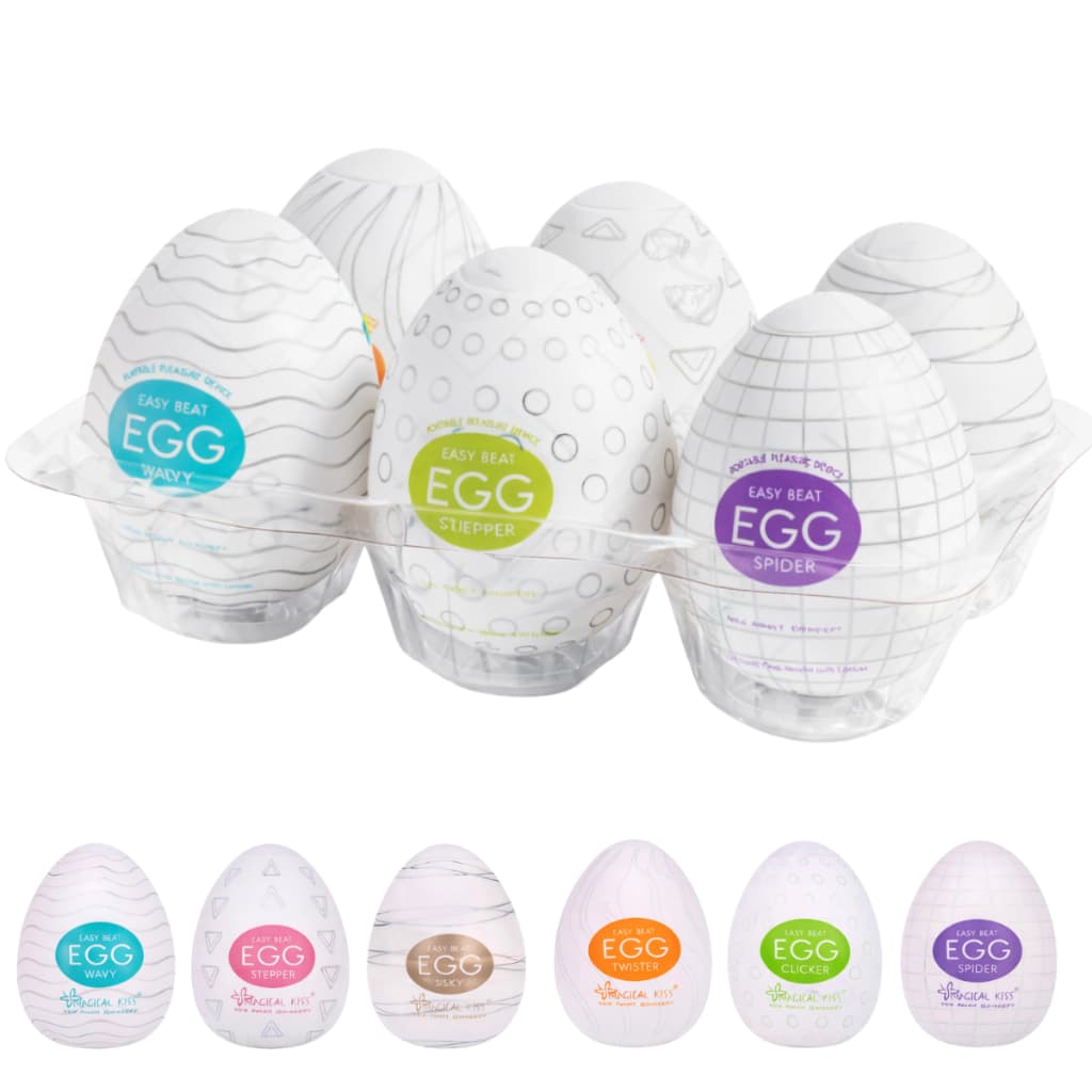 Egg Ovo Masturbador Masculino Ovinho Silicone Ovo Texturizado Magical Kiss Sex Shop Casal