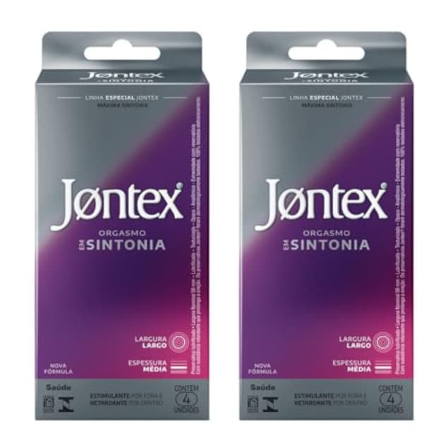 Preservativo Jontex Orgasmo em Sintonia com 4 unidades