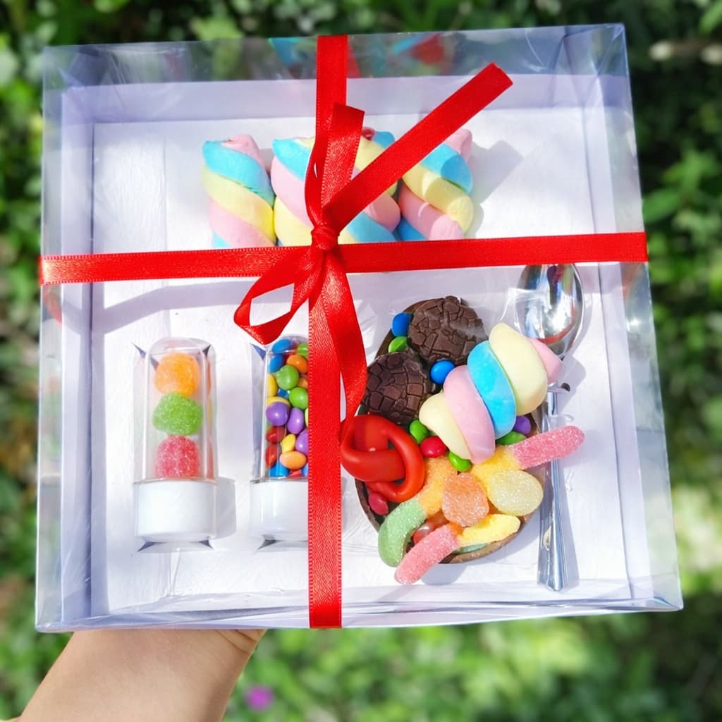 KIT 5~20 Caixas Para Ovo de Colher Mini Confeiteiro 100/150g Forma BWB