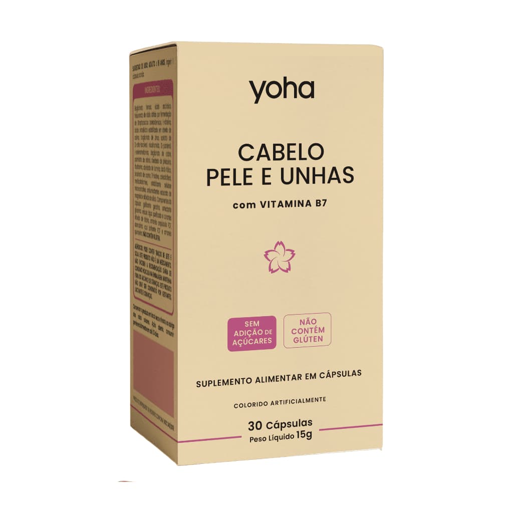 Cabelo Pele e Unha 30 Cápsulas - Yoha