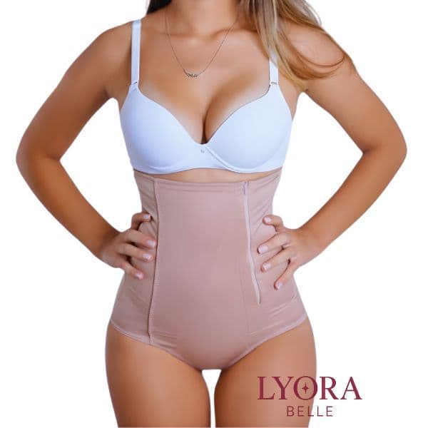 Calcinha Modeladora Compressora Cinta Pós Parto Cirurgica Cirurgia Maternidade Cintura Alta