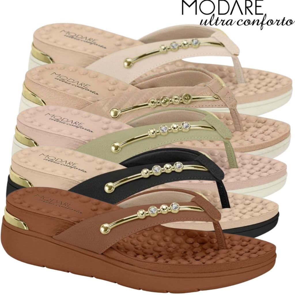 Tamanco Ortopédico Feminino Com Bolhas Masssageadoras Leve Macio Confortável Modare Original