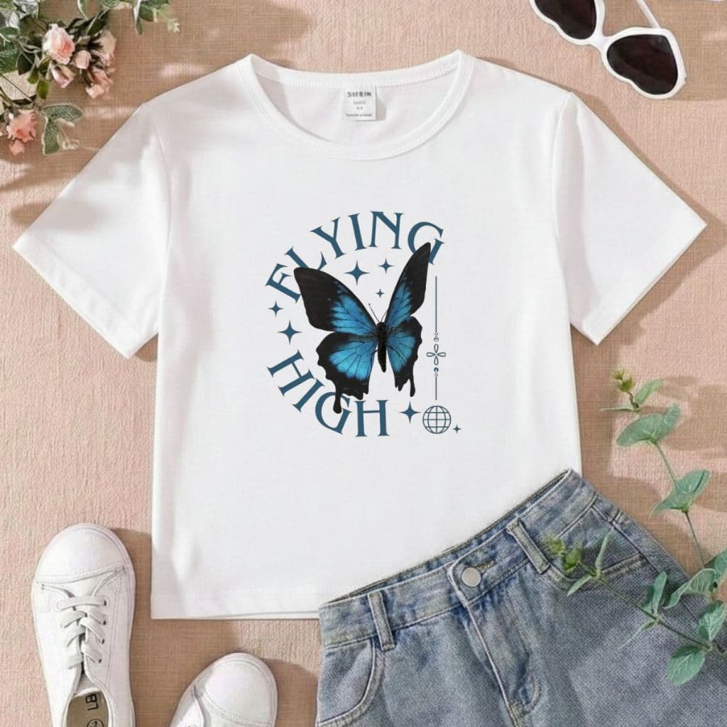 Blusa Feminina Infantil Adolescente Casual Estampada