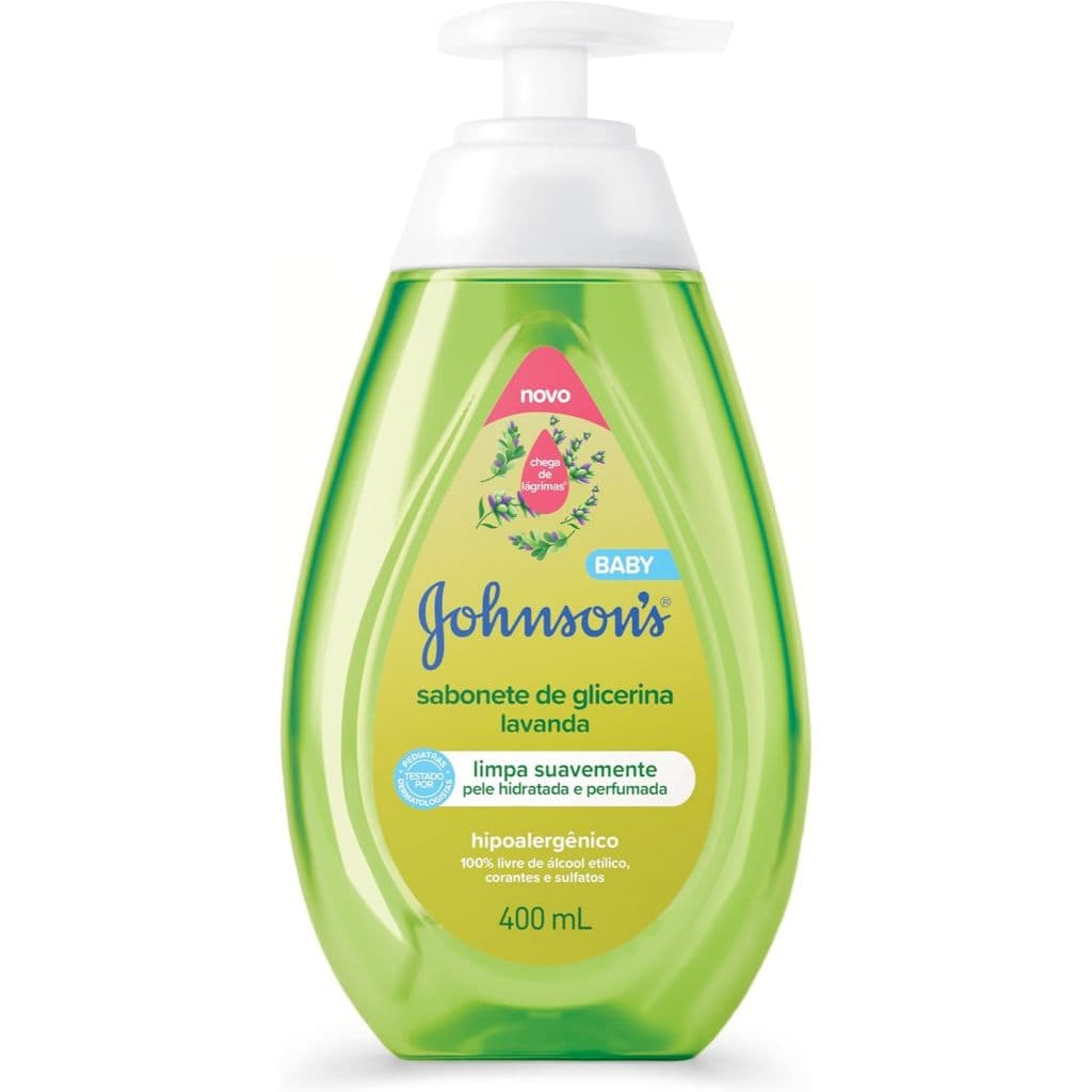 Sabonete Johnsons Baby Lavanda Glicerina 400ml