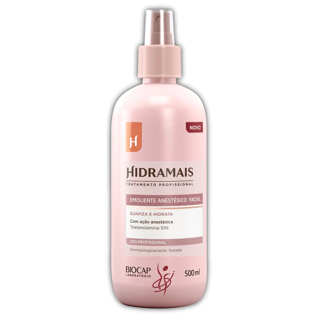 Loção Emoliente Facial 500ml Hidramais Ameniza a Dor Facilita Remoção de Cravos e Comedões