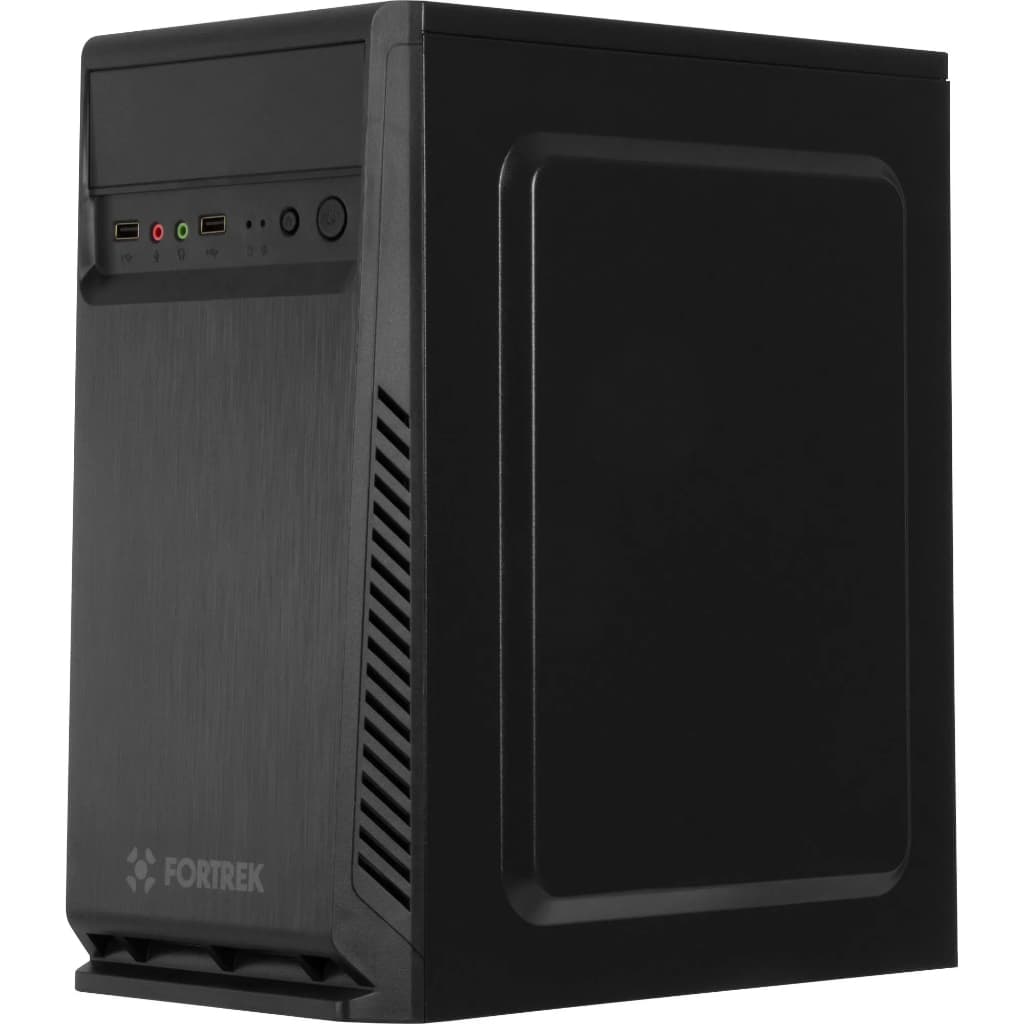 Gabinete ATX Fortrek COC502BK Compact Preto FK 621P Sem Fonte