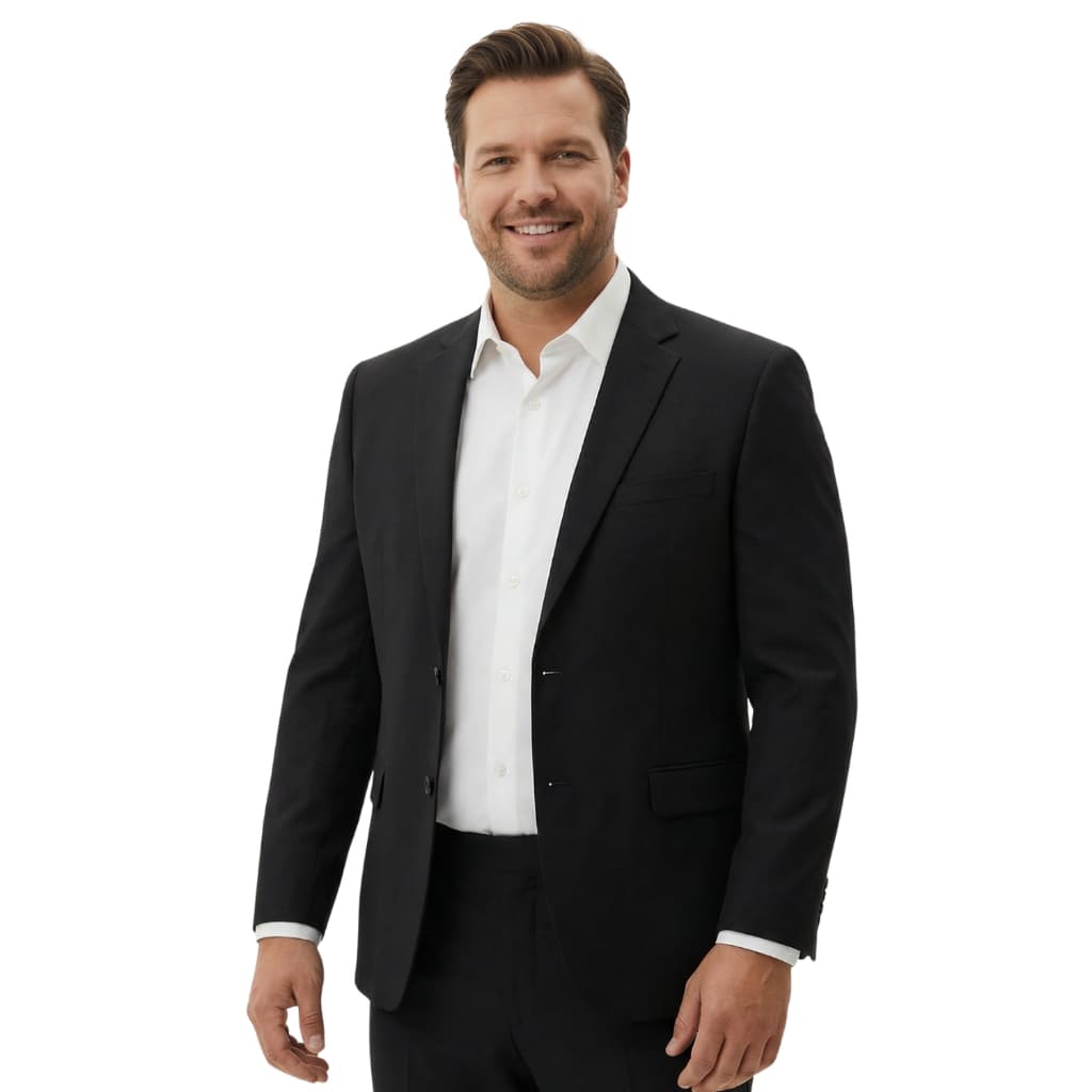 Blazer Masculino Paleto Plus Size Italiano Luxo Social Premium Microfibra Elastano Terno Classico Sofisticado Moderno