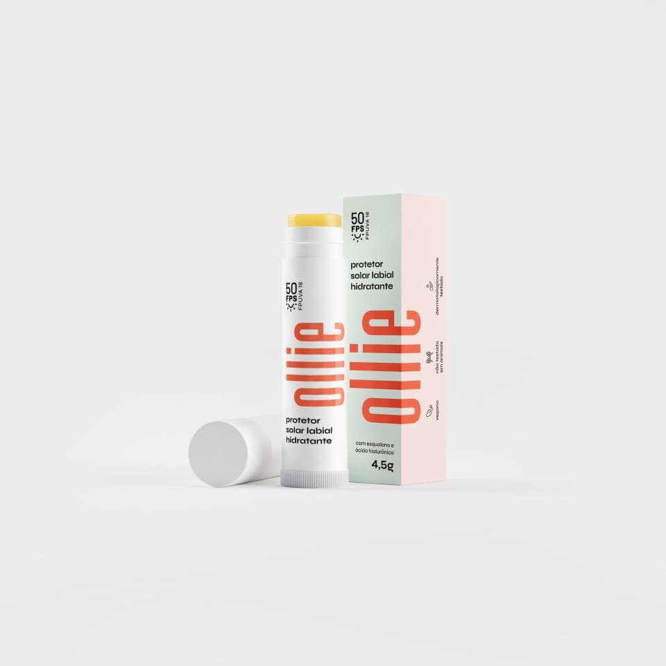Ollie Protetor Solar Labial Hidratante FPS50