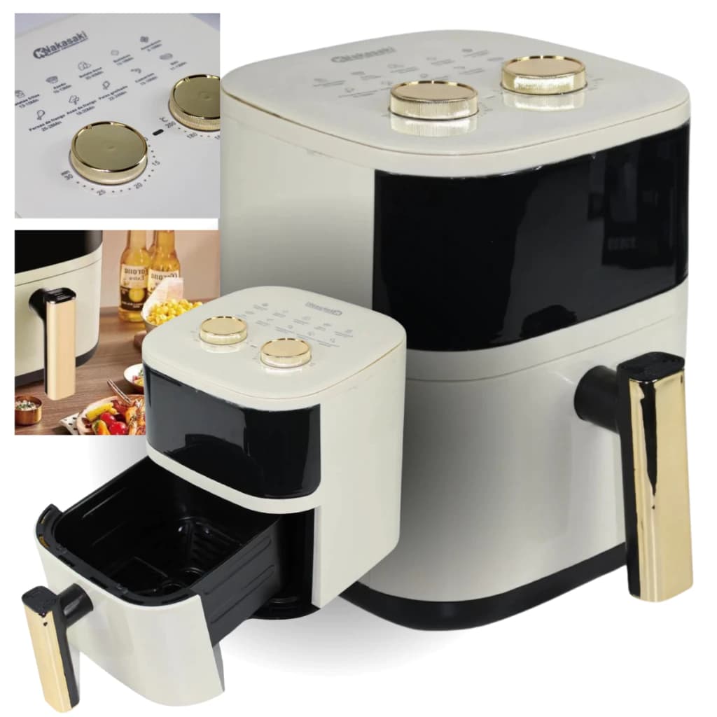 Fritadeira AirFryer Sem Óleo 3,1L Panela de Fritar a Vapor 127V ou 220V Elétrica