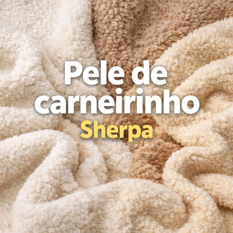 pele de carneirinho , sherpa (3 MTS x 1,60 mts) vários tamanhos.