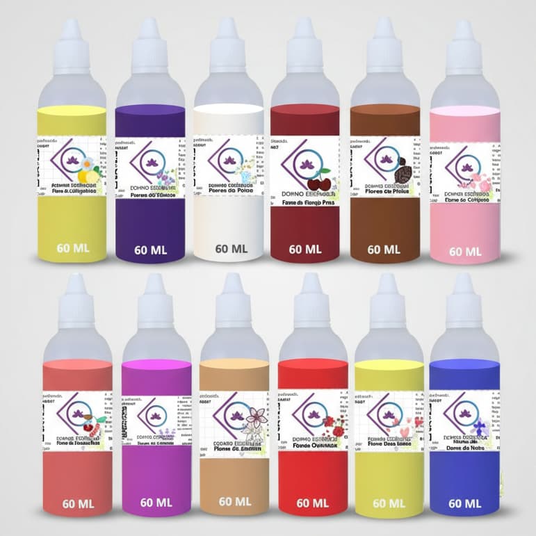 KIT 1 2 3 5 Essência GRANDE 60ml CONCENTRADA (A SUA ESCOLHA) Hidrossolúvel p/Umidificador Difusor