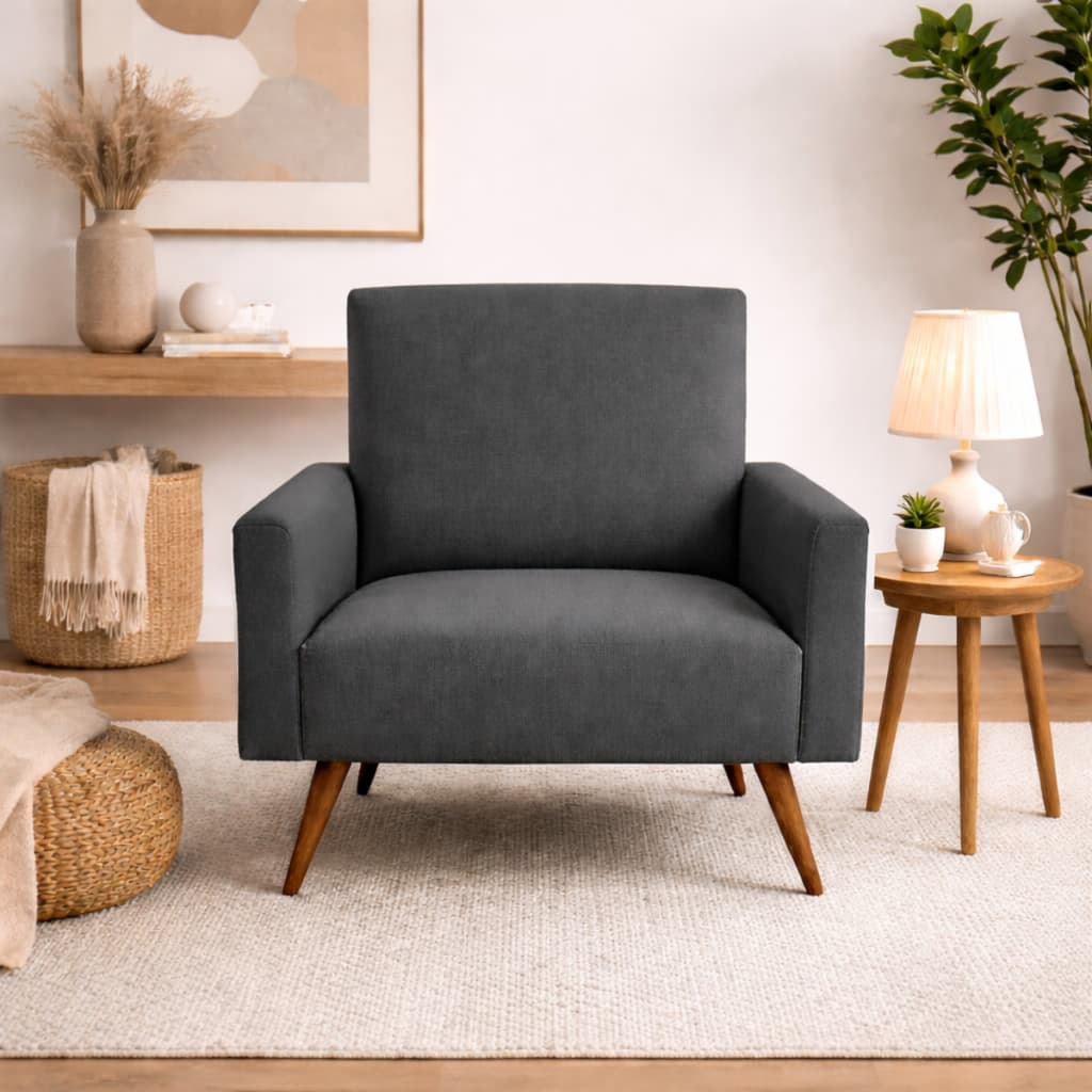 Capa Poltrona Decorativa Sala Recepção Escritório Malha