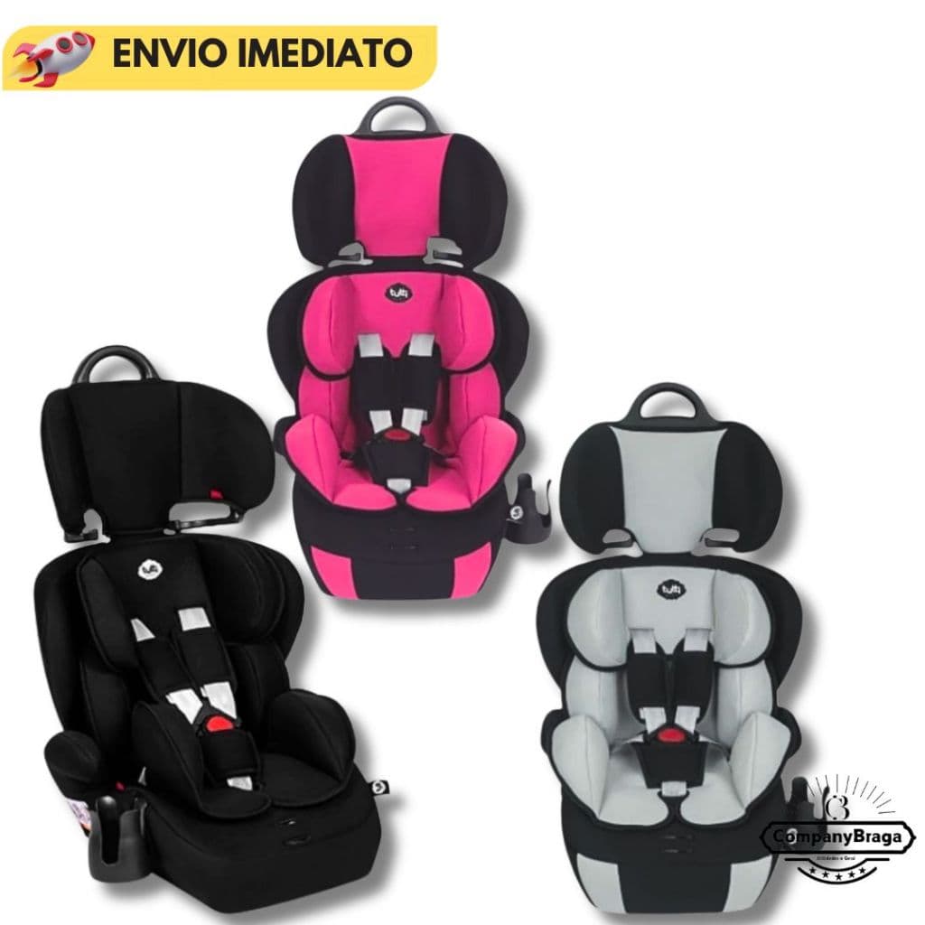 Cadeirinha Infantil 3 em 1 Para Carro Confortável Com Porta Copos 9 A 36Kg Versati Tutti Baby