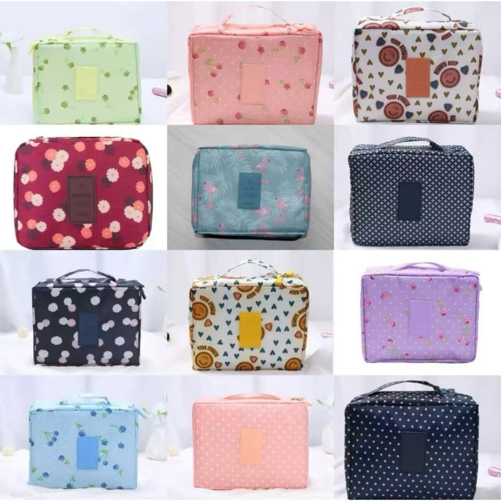 Necessaire Organizador Viagem Bolsa Para Maquiagem Impermeável Multifuncional - Angelina Shop