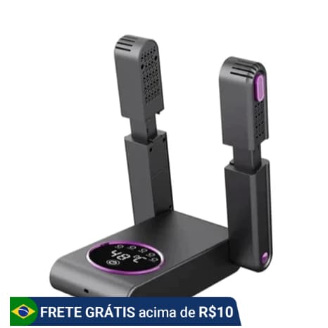 Descrição do produto O secador elétrico de sapatos é a solução prática e eficaz para manter calçados, botas e luvas semp