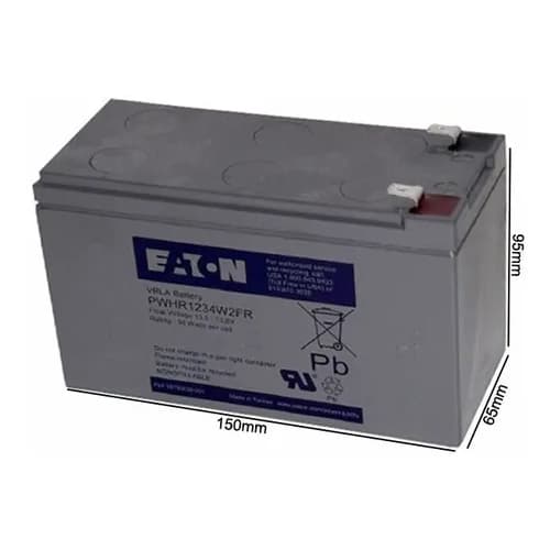 B@teria EATON 9Ah / 12V - Para Nobreak UPS, Alarme, Iluminação, CFTV, Etc