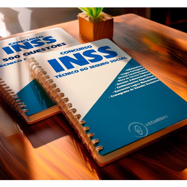 Kit INSS 2025: 500 Questões + Apostila Completa Oficial, Criado Pela Banca, Mais Vendido