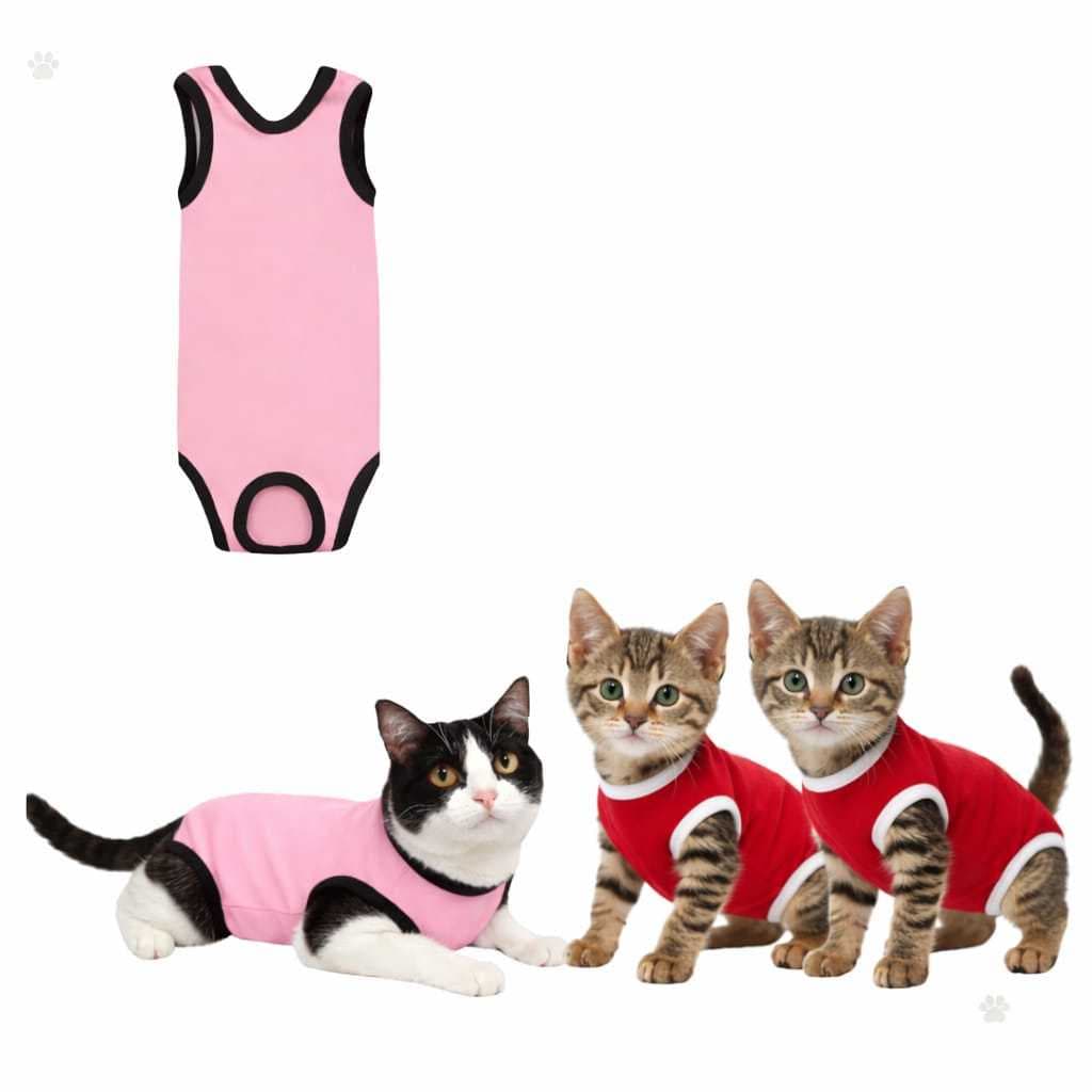Roupa Pós Cirúrgica Operatória Gato Femea E Macho Roupa Pós Castração