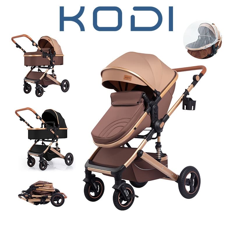 Carrinho de Bebê 3 em 1 com Moisés, Amortecedor e Assento Reversível – Até 15kg P7