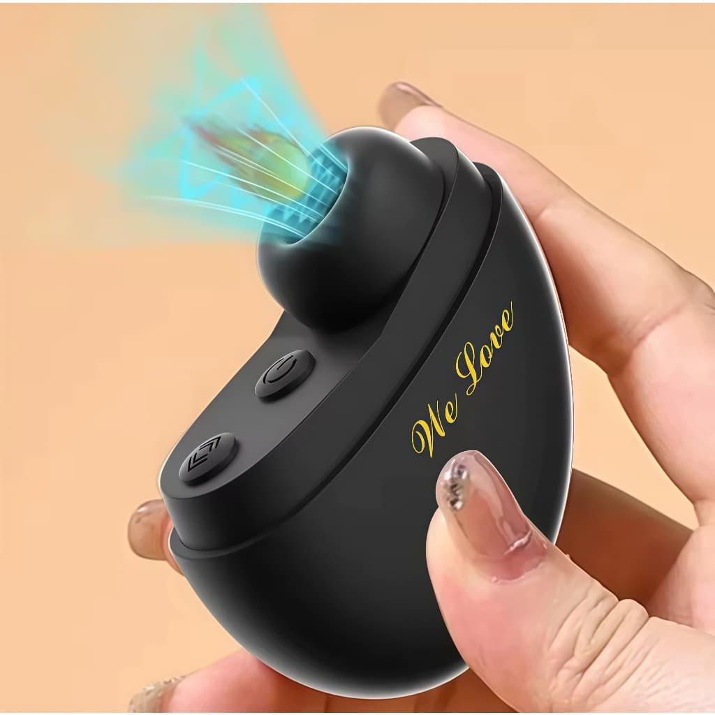 Vibrador Sugador de Clitóris – Formato Discreto com Tampinha, 10 Modos de Sucção Potentes