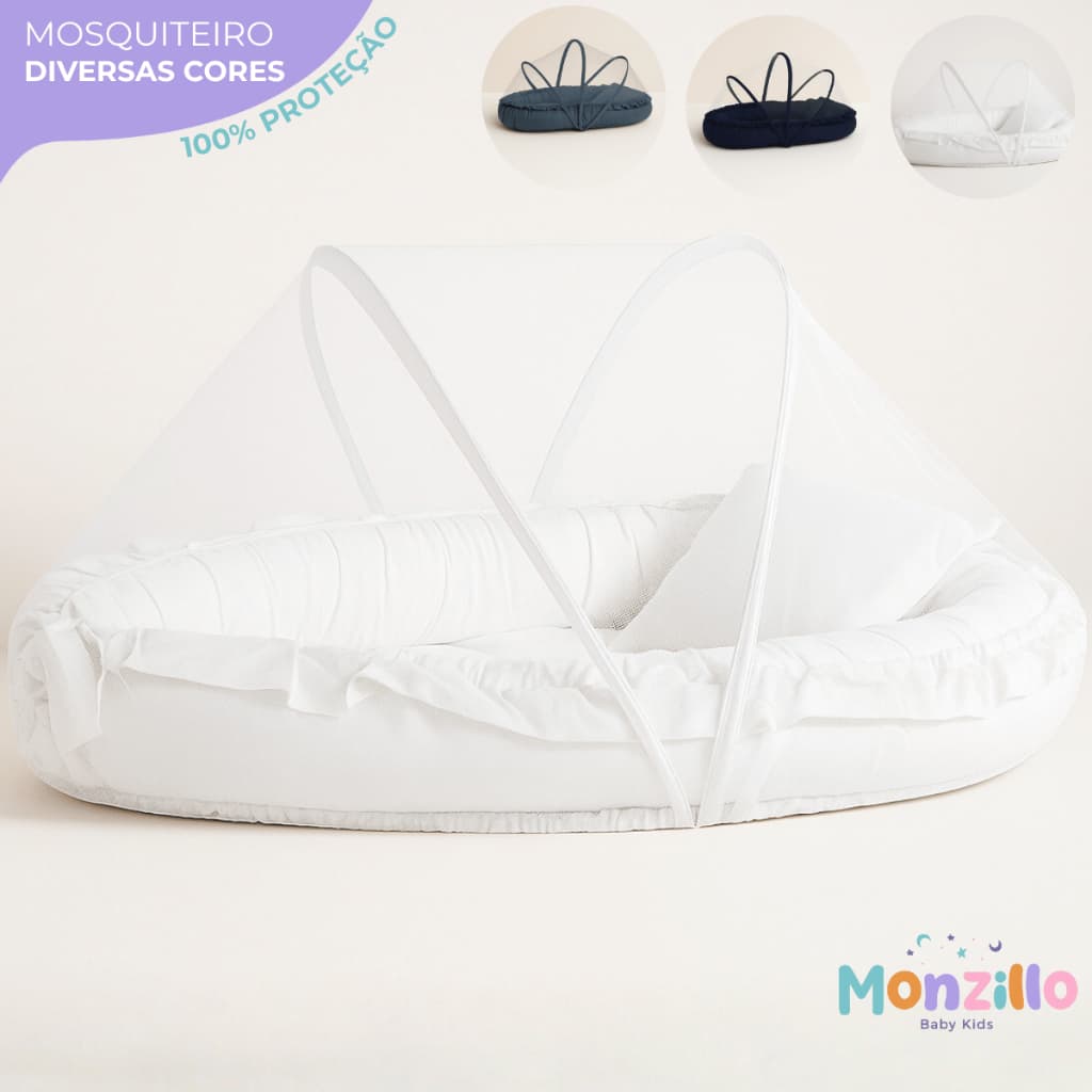 Mosquiteiro De Ninho Redutor De Berço Bebê